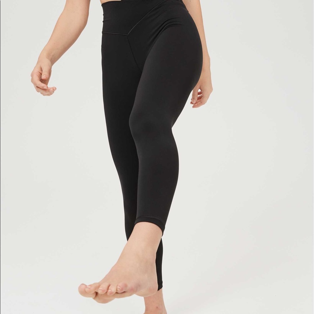 OFFLINE Aerie Real Me High Waisted Crossover Legging XL Black